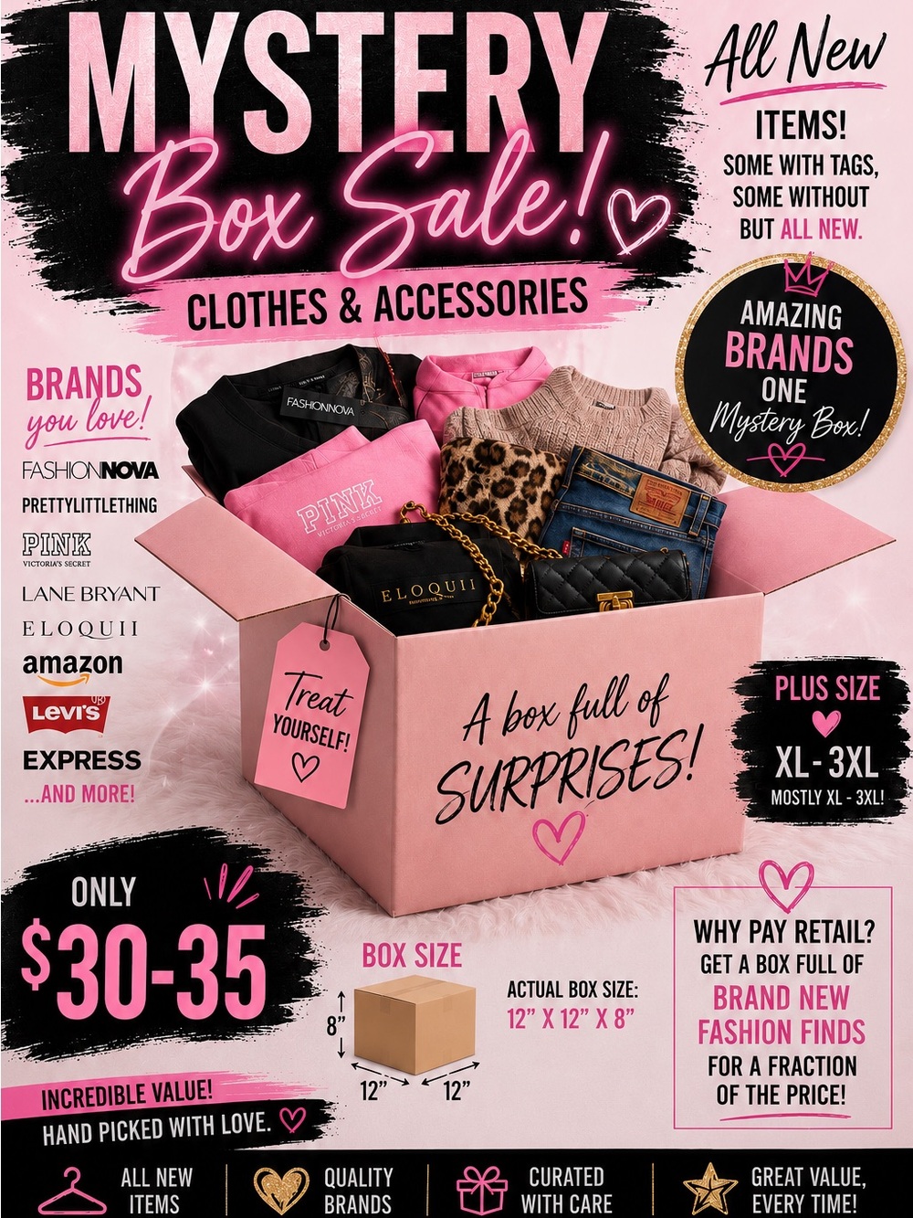 🎁 Plus Size Mystery Boxes Are Here 🎁